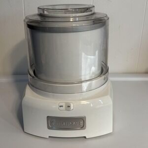 Cuisinart Electric Ice Cream Frozen Yogurt Sorbet Maker White Tested Machine